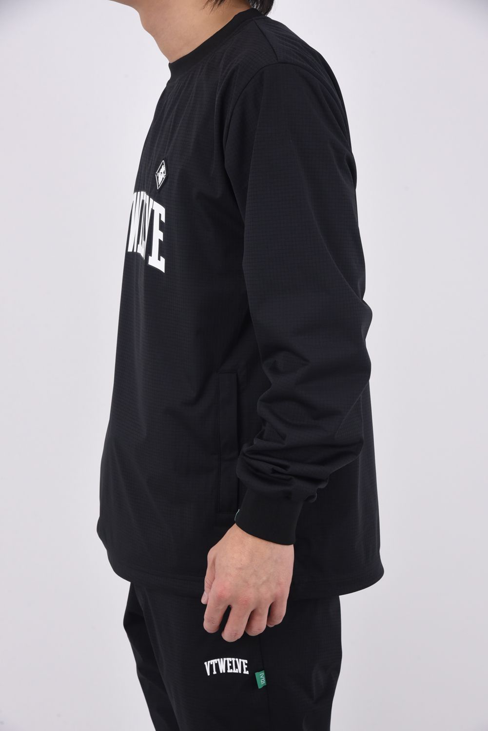 【26SS】 RIP EXP JKT / リップストップ生地 ブランドロゴ プルオーバージャケット (ブラック)