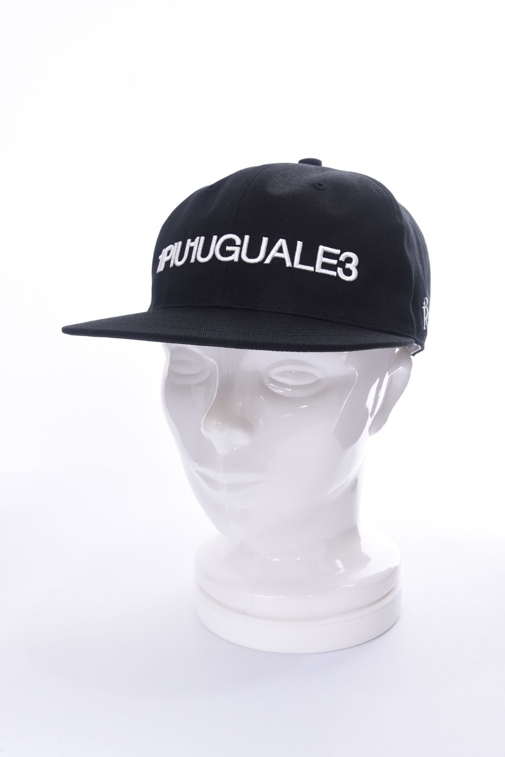 1PIU1UGUALE3 GOLF - FLAT CAP / ブランドロゴ 刺繡 フラット キャップ