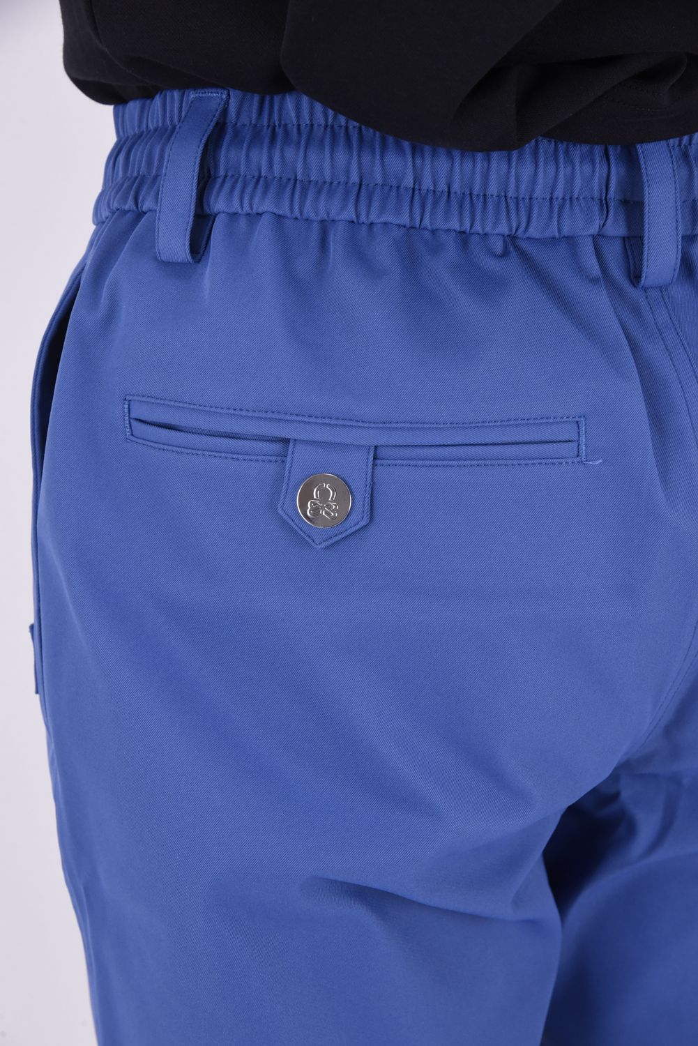 【2026SS 木村拓哉さん着用】 QUADRA PERFORMANCE TWILL GOLF SHORTS / ポリエステルツイル アイアンスカルロゴ刺繍 ショートパンツ (ブルー)