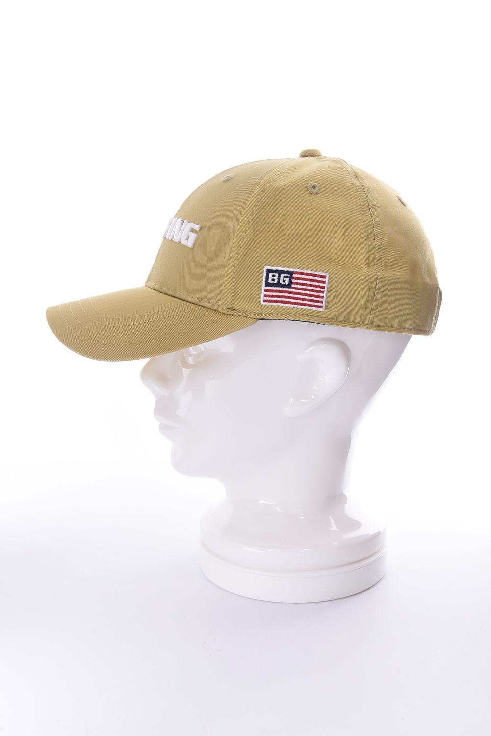 【26SS】 MEN’S BASIC CAP / ベーシック ブランドロゴ キャップ (ベージュ)