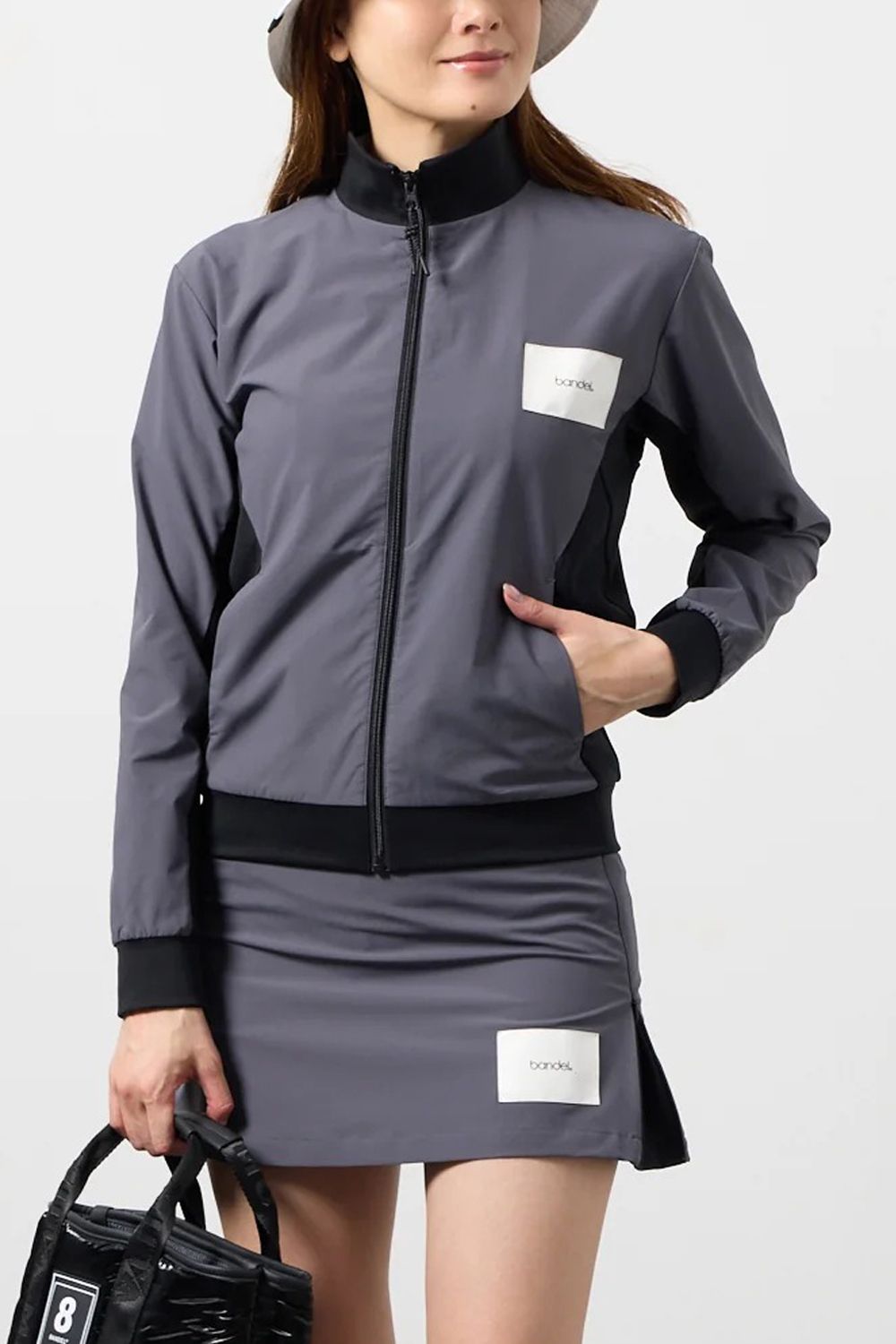 【26AW】 【レディース】 BICOLOR SWITCH BLOUSON / バイカラー スウィッチ ブルゾン (グレー)