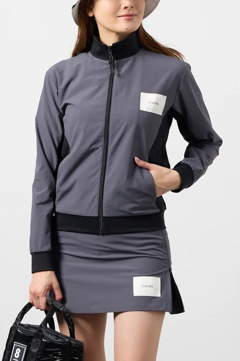 【26AW】 【レディース】 BICOLOR SWITCH BLOUSON / バイカラー スウィッチ ブルゾン (グレー)