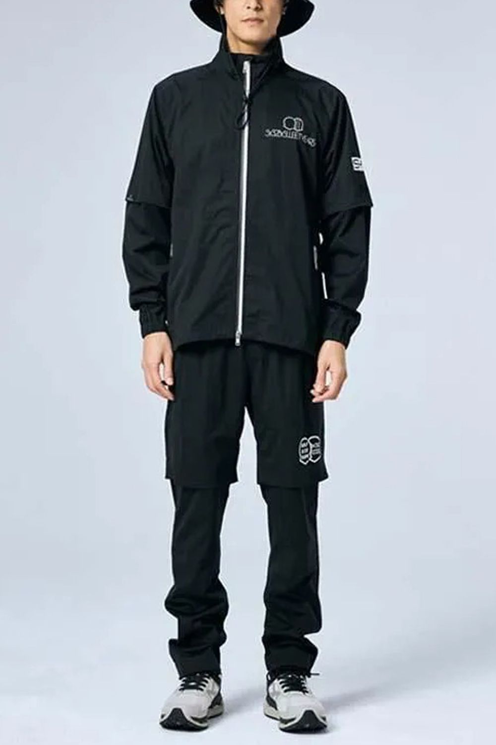 【26SS】【セットアップ】 25L RAIN SET UP / ハイストレッチ 2WAYレインジャケット&パンツ (ブラック)