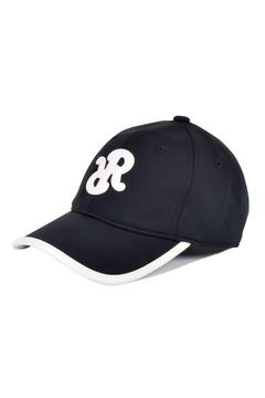 【26AW】 LEATHER LOGO PIPING CAP / レザーロゴパイピングキャップ  (ブラック)
