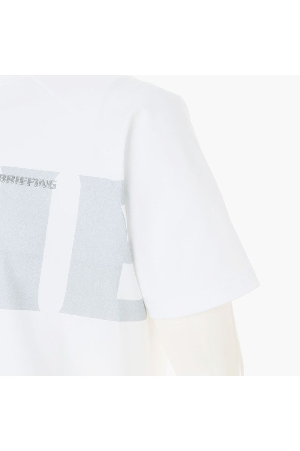 【26SS】 MEN’S BIG BEAT HIGHNECK / ビッグロゴ リラックスフィット モックネックTシャツ (ホワイト)