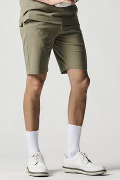 【25SS】 113 GOLF EMBOSS SHORTS / ブランドロゴ エンボス ショートパンツ (カーキ)