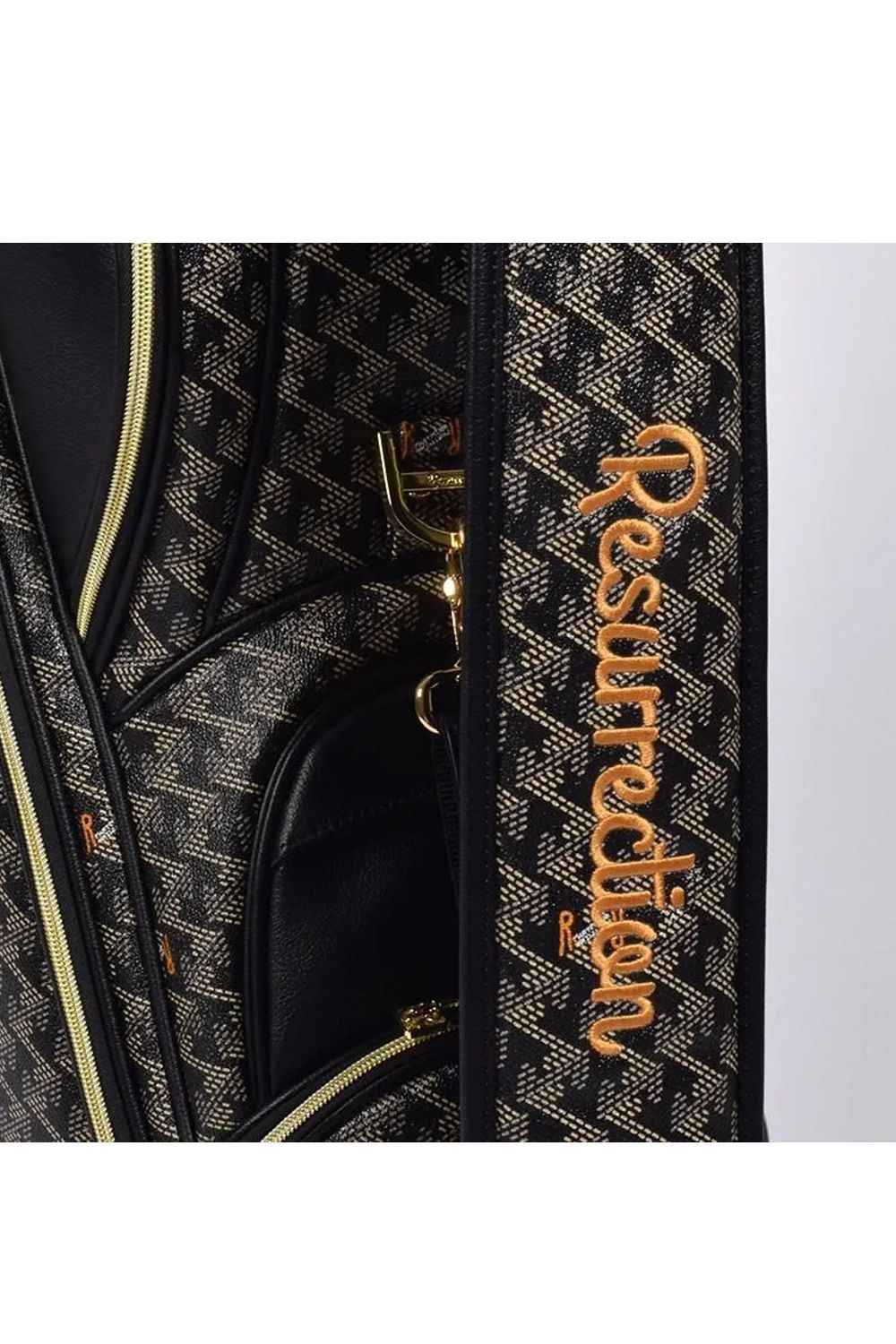 【26SS】【銀行振込・代金引換不可】【返品・交換不可】 ORIOLA（オリオラ） / ブランドオリジナルテキスタイル カートタイプ キャディバッグ （ダークブラック）*