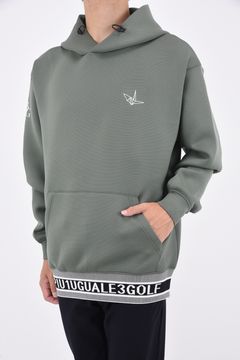 1PIU1UGUALE3 GOLF - LOGO RIB PULLOVER / ブランド アイコンロゴ リブ 