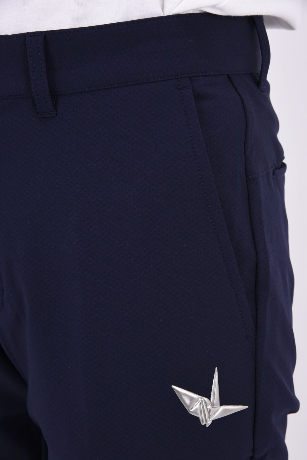 【26AW】 Long Pants / バックロゴ テーパードシルエット ロングパンツ (ネイビー)