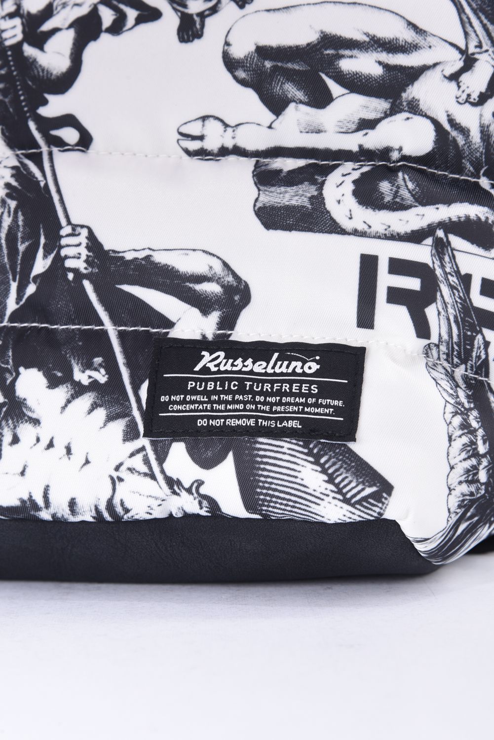 PADDED CART BAG (ANGEL) / 総柄 パデッドカートバッグ (ホワイト)
