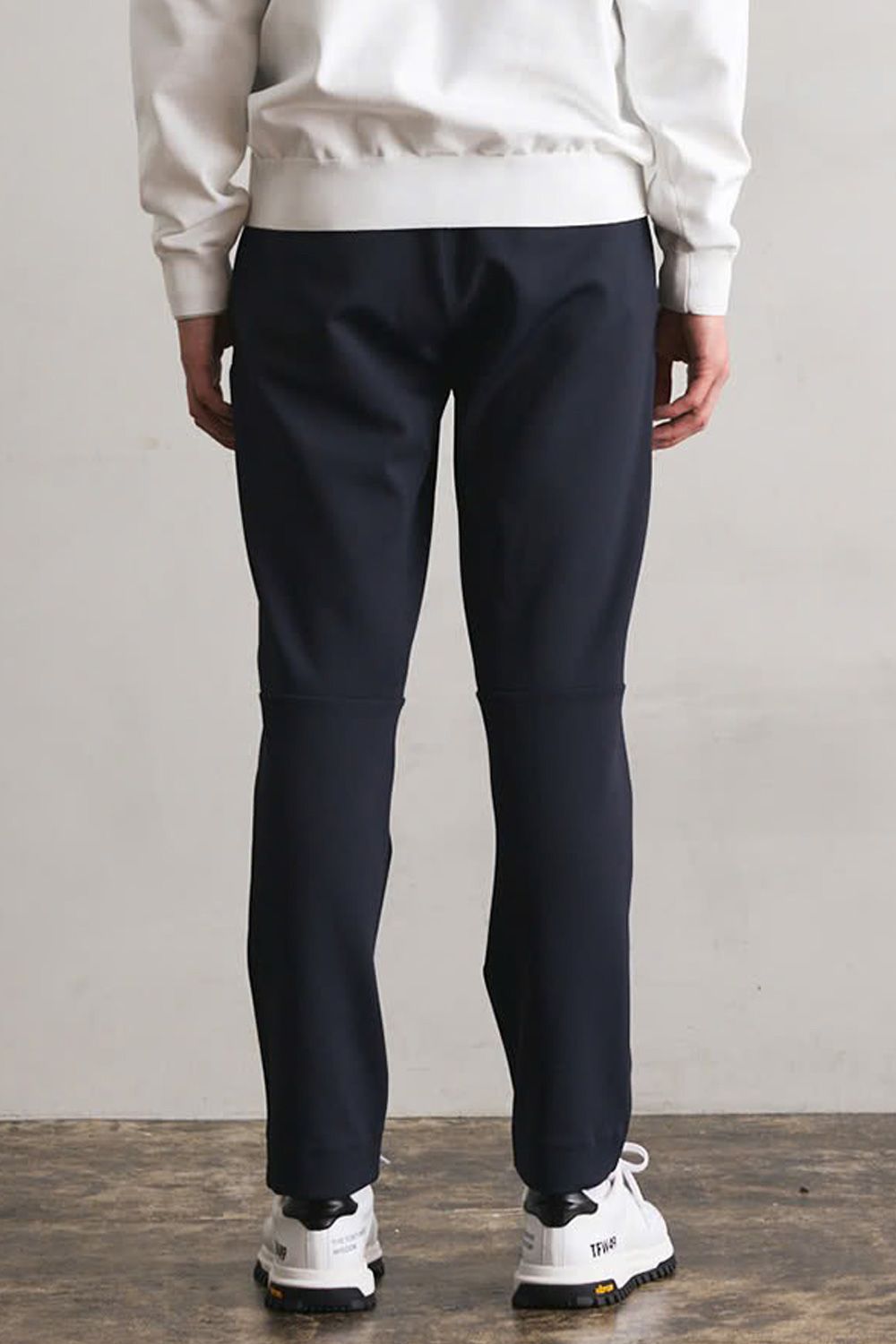 【26AW】 LUXURY ACTIVE PANTS / ダンボールニット素材 ロングパンツ (ブラック)