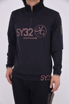 【25AW】 MAT NEO PRENE PULL ZIP SWEAT / ハーフジップ スウェット (ブラック)