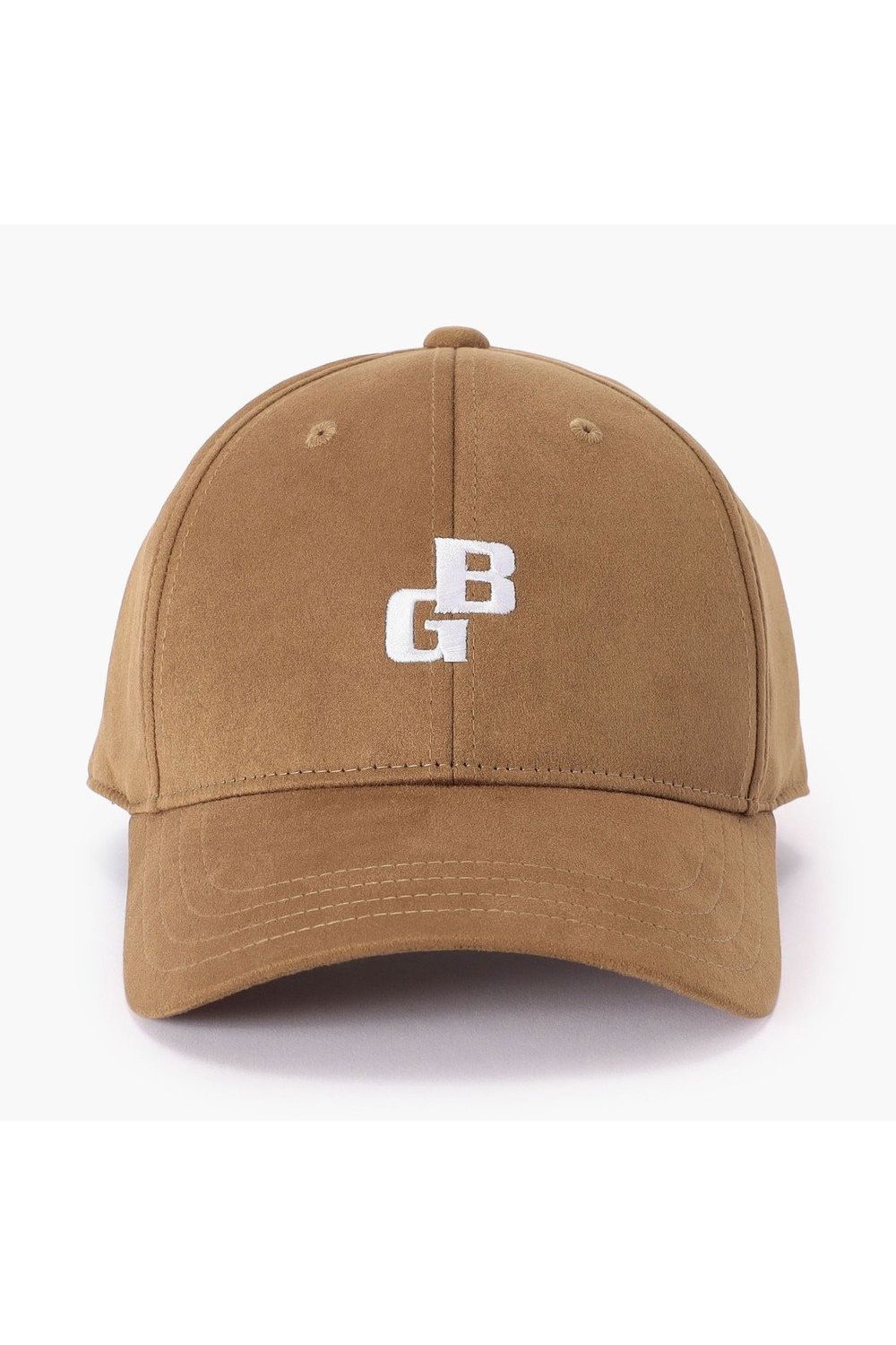 【26AW】 MEN’S SUEDE SMALL BG LOGO CAP / スウェード素材 スモールBGロゴ キャップ (ベージュ)