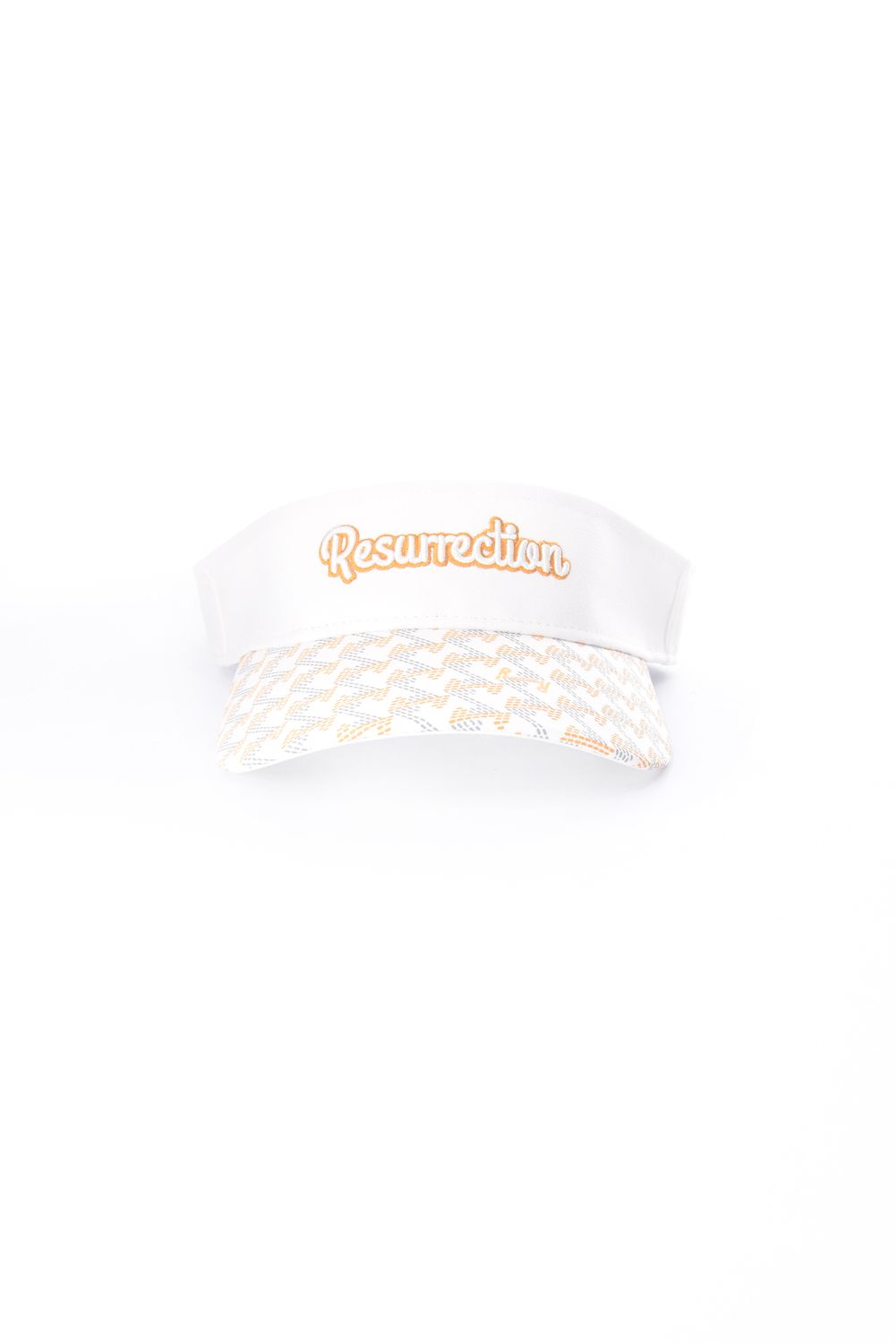 GM BRIM VISOR / ブランドロゴ刺繍 オリジナルテキスタイル サンバイザー (ホワイト)