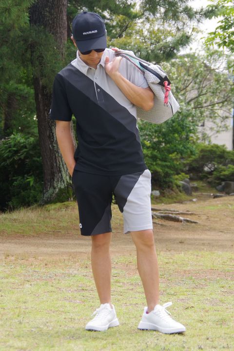 【BANDEL GOLF】 涼しいメッシュ素材のセットアップコーディネート