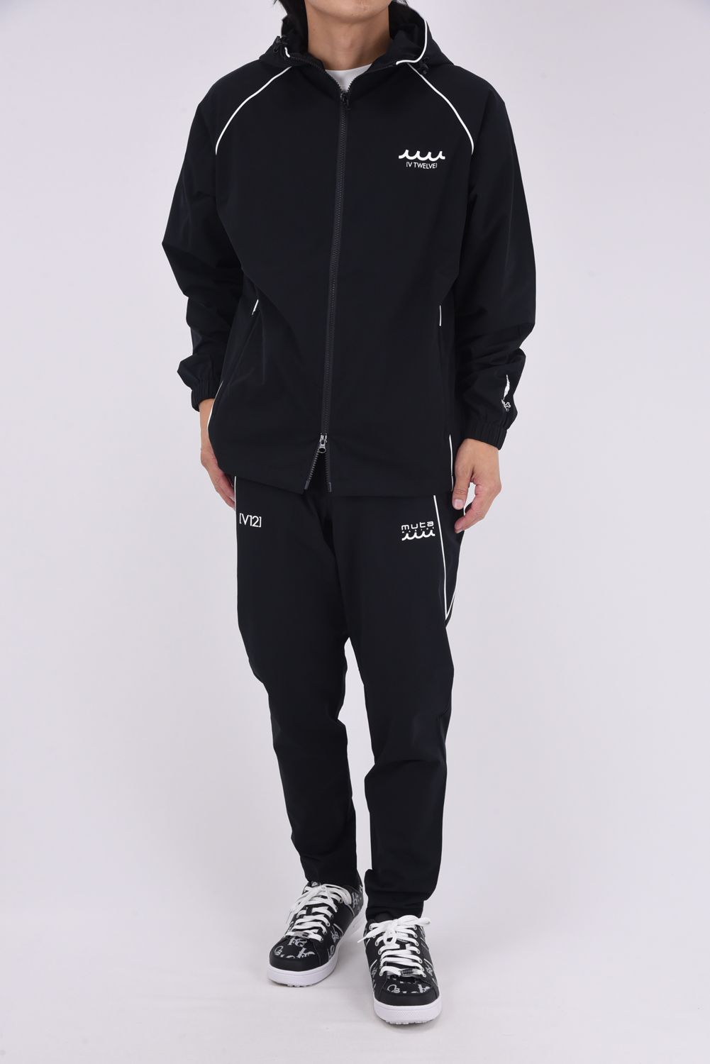 【25AW】 MU12 JKT / ムータマリン ヴィトゥエルヴ コラボ ジップアップ ジャケット (ブラック)