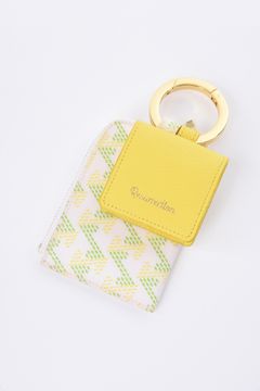 【プレゼント好適品】 Canary No.2 (カナリー) / ブランドオリジナルテキストスタイル マルチケース (シトラスホワイト/レモン)*
