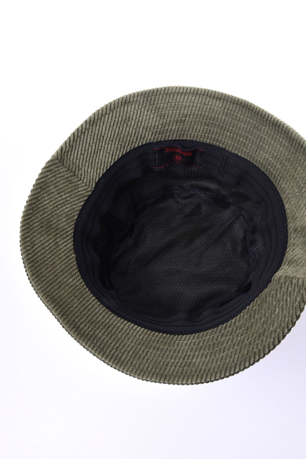 【26AW】 MEN’S CORDUROY OVAL HAT / コーデュロイ生地 オーバルロゴワッペン ハット (オリーブ)