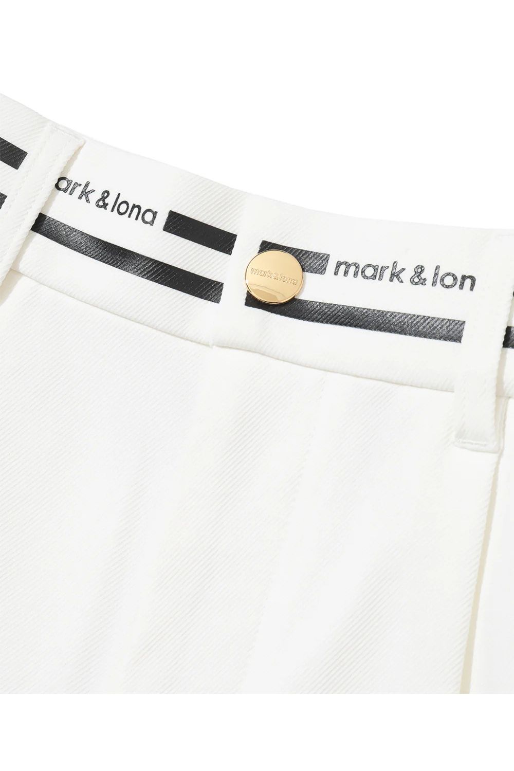 【26SS】【レディース】 VELA NAUTICA CULOTTES / バイカラー マリンテイスト キュロットパンツ (ホワイト)