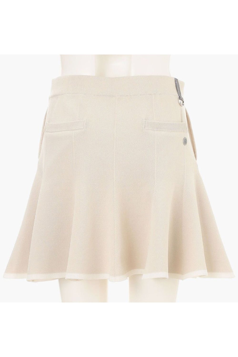 【26SS】【レディース】 WS WR BI-COLOR FLARE KNIT SKIRT / 超撥水糸 バイカラー ニット フレアスカート (ベージュ)