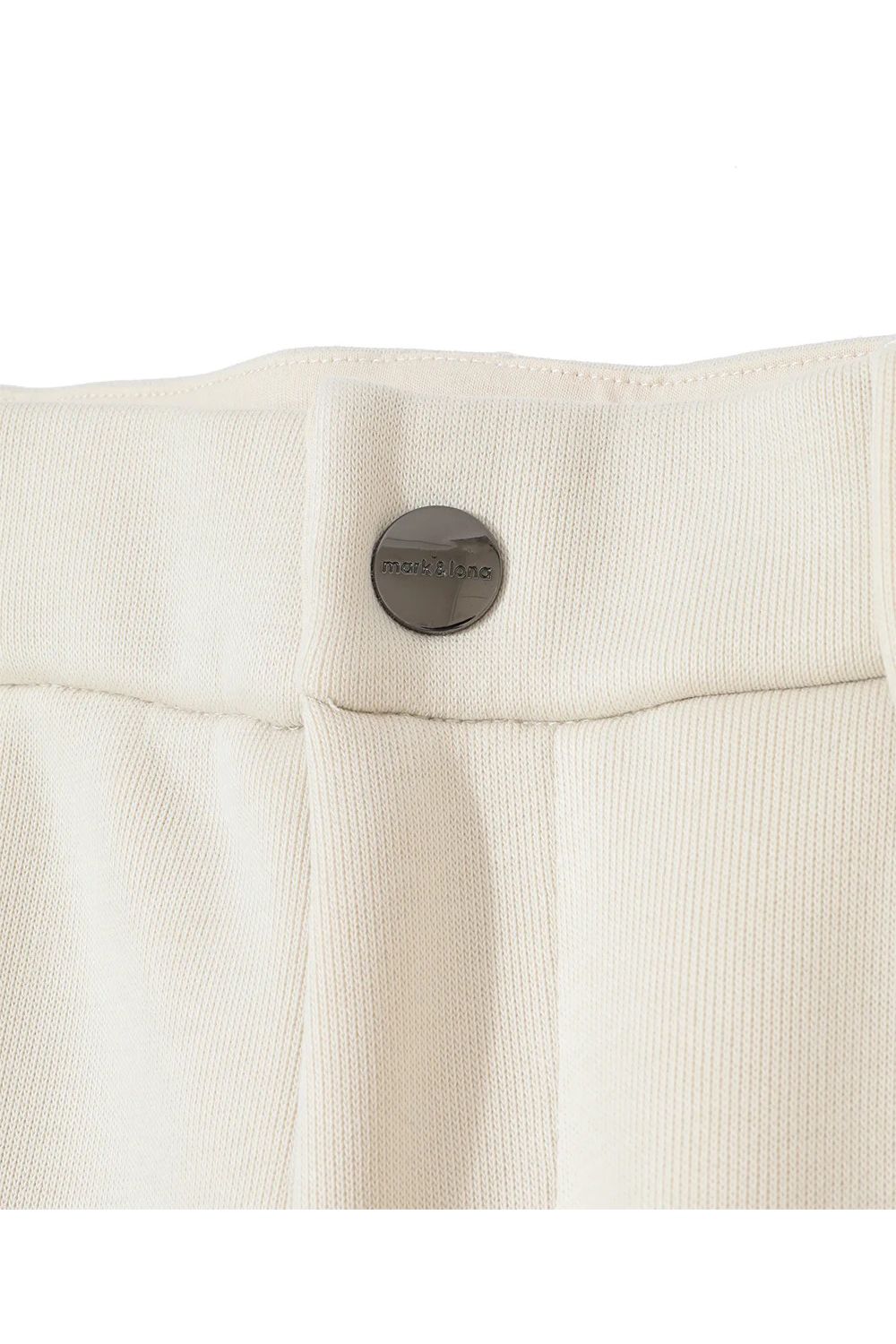 【2025AW】 PANTS / 裏フリース スウェット素材 スリムフィット ロングパンツ (オフホワイト)