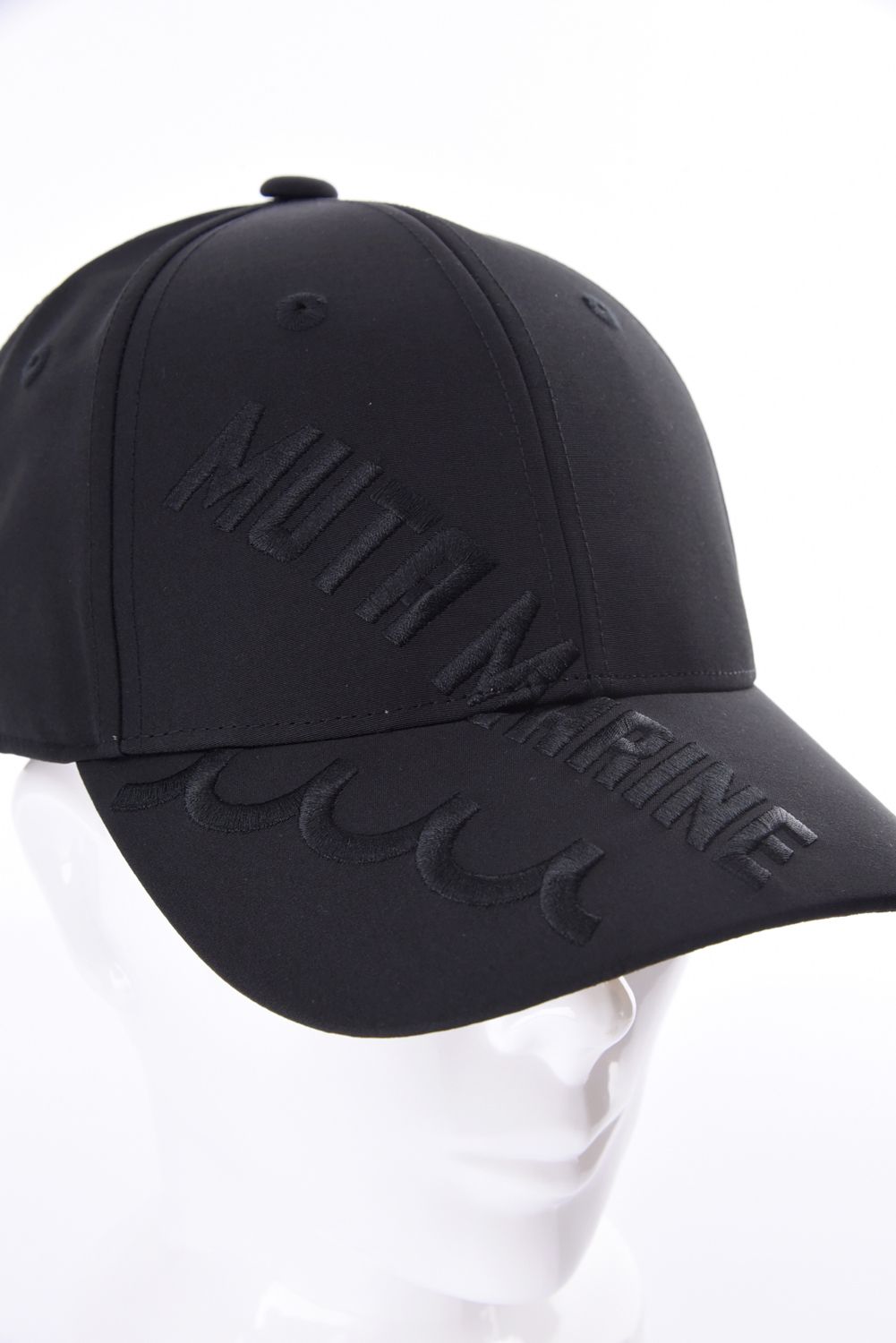 【26AW】 BIG LOGO CAP / ビッグロゴ刺繍 キャップ (ブラック)