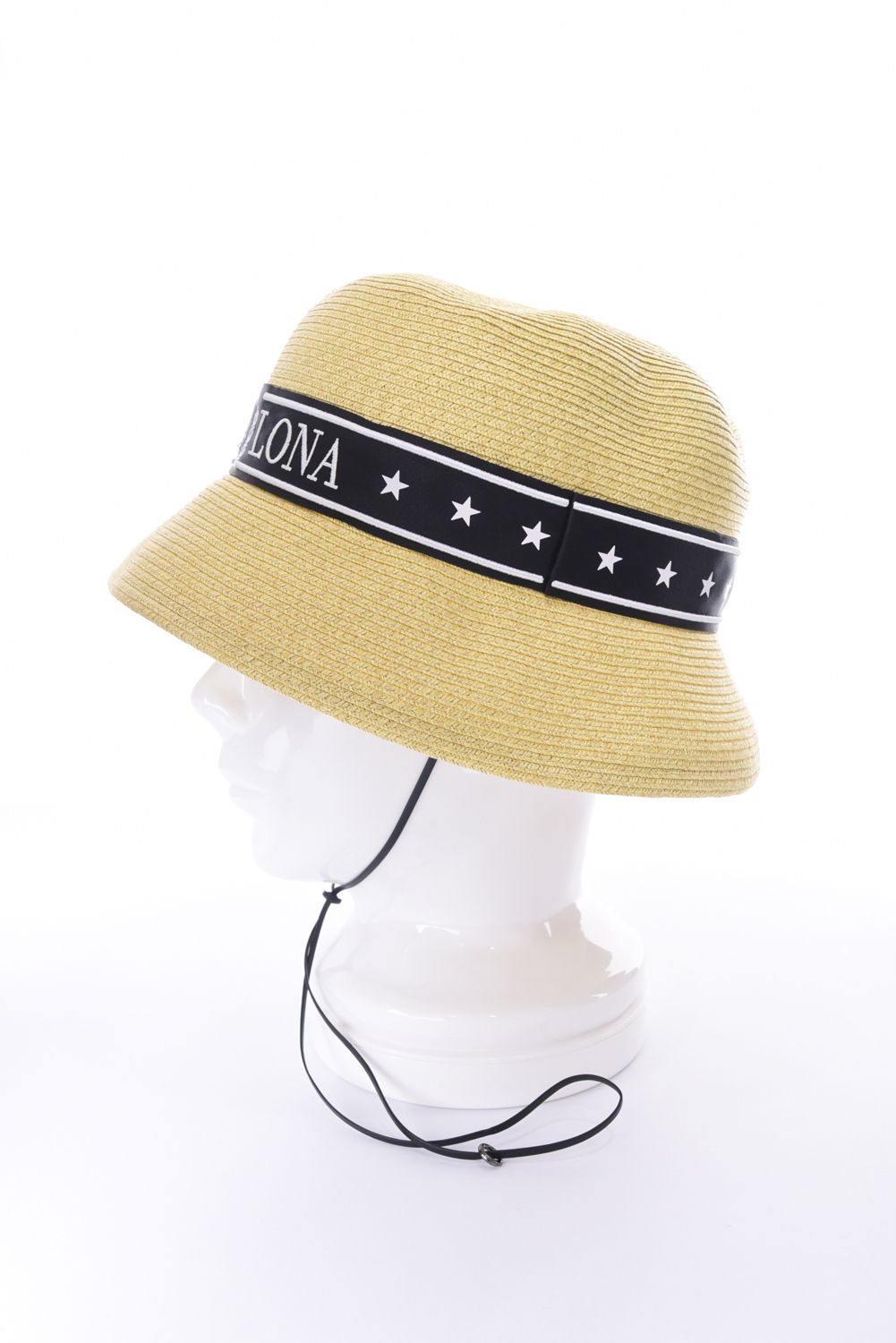 【26SS】 MIRAGE RAFFIA HAT / ラフィア調ペーパー素材 リゾートライク バケットハット (ナチュラル)