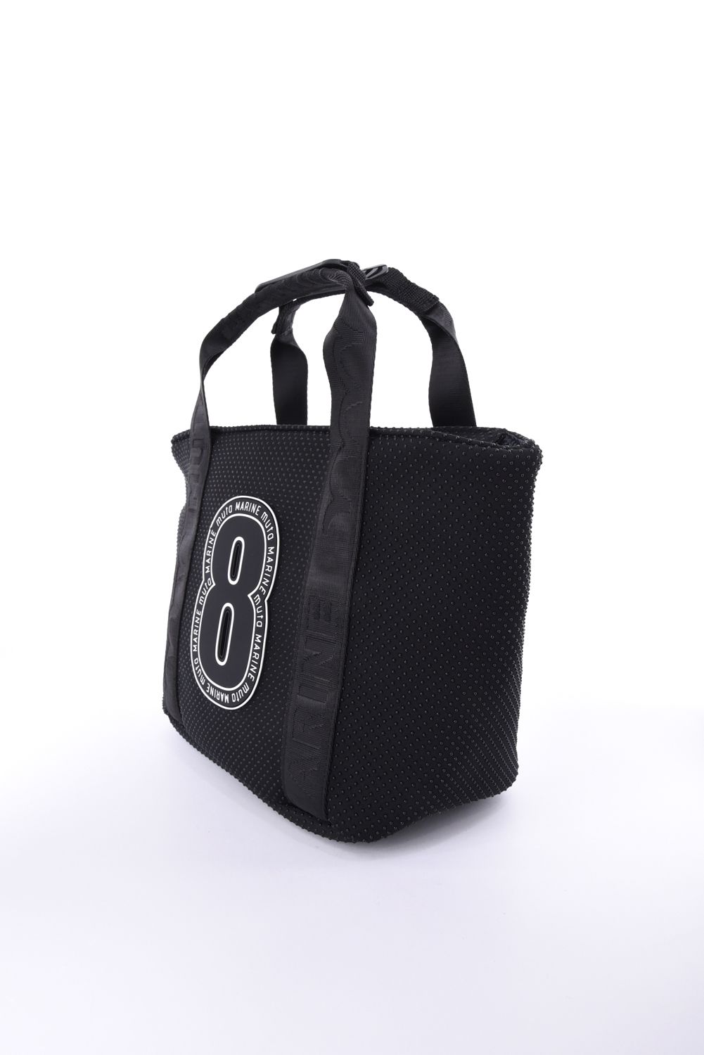 【26AW】 NEOPRENE TOTE BAG (8 LOGO) / ネオプレーン 8ロゴ トートバッグ (ブラック)