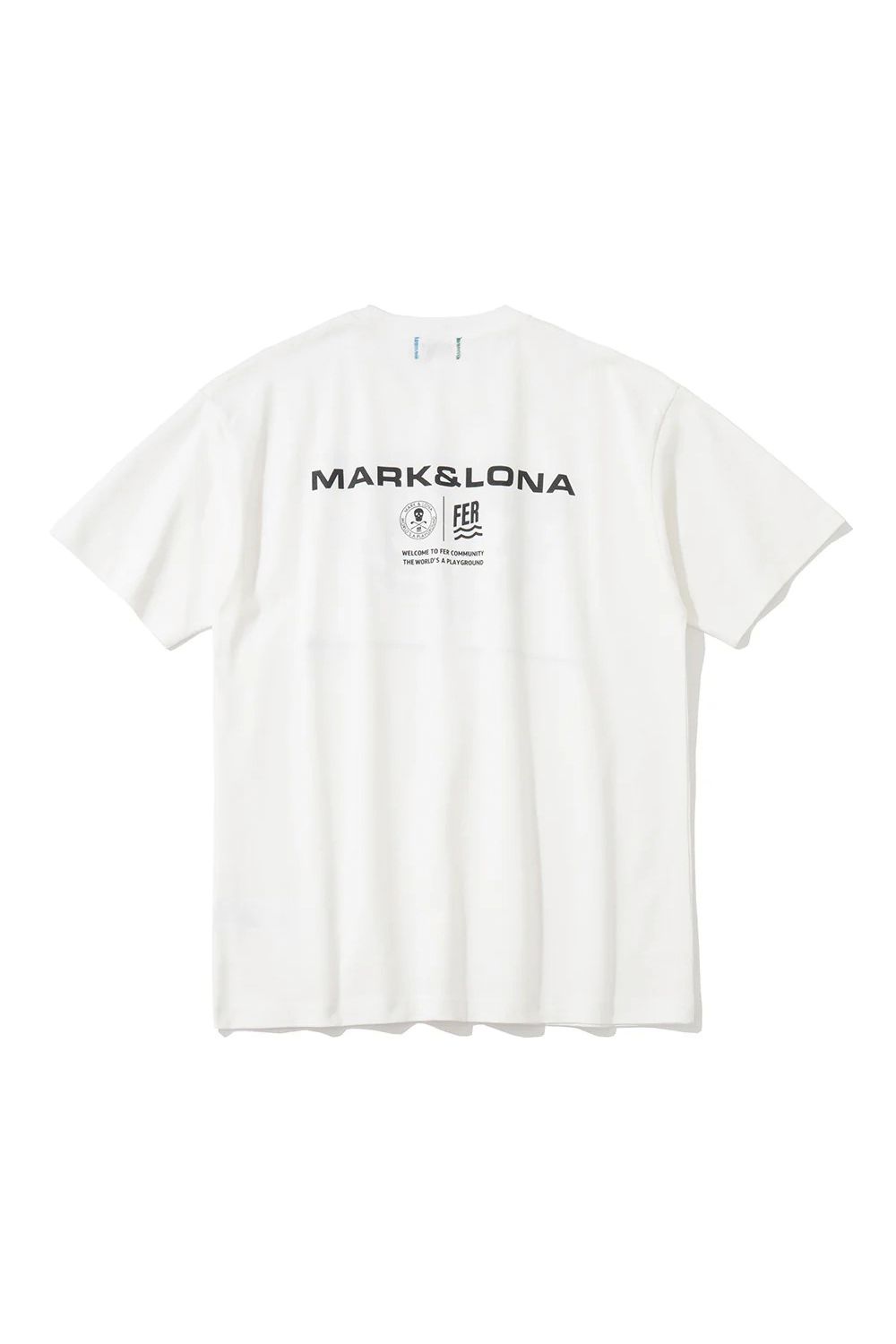 【26SS】【FER COLLECTION】 SWAG LOGO RELAX TEE / 3Dロゴプリント ステッチワーク クルーネックTシャツ (ホワイト)
