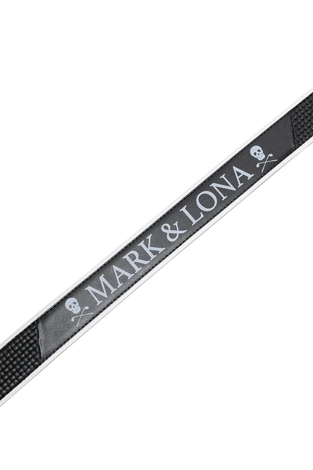 【26SS】 PANZA WEAVE LEATHER BELT / トリムデザイン バスケットウィーブ型押し レザーベルト (ブラック)