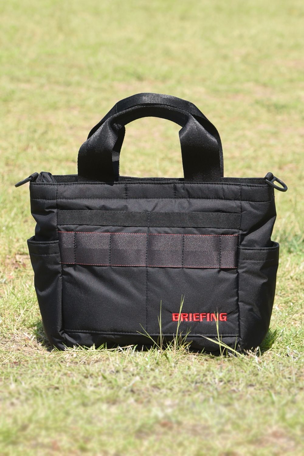 BRIEFING グレー キャディバッグ ヘッドカバー付き