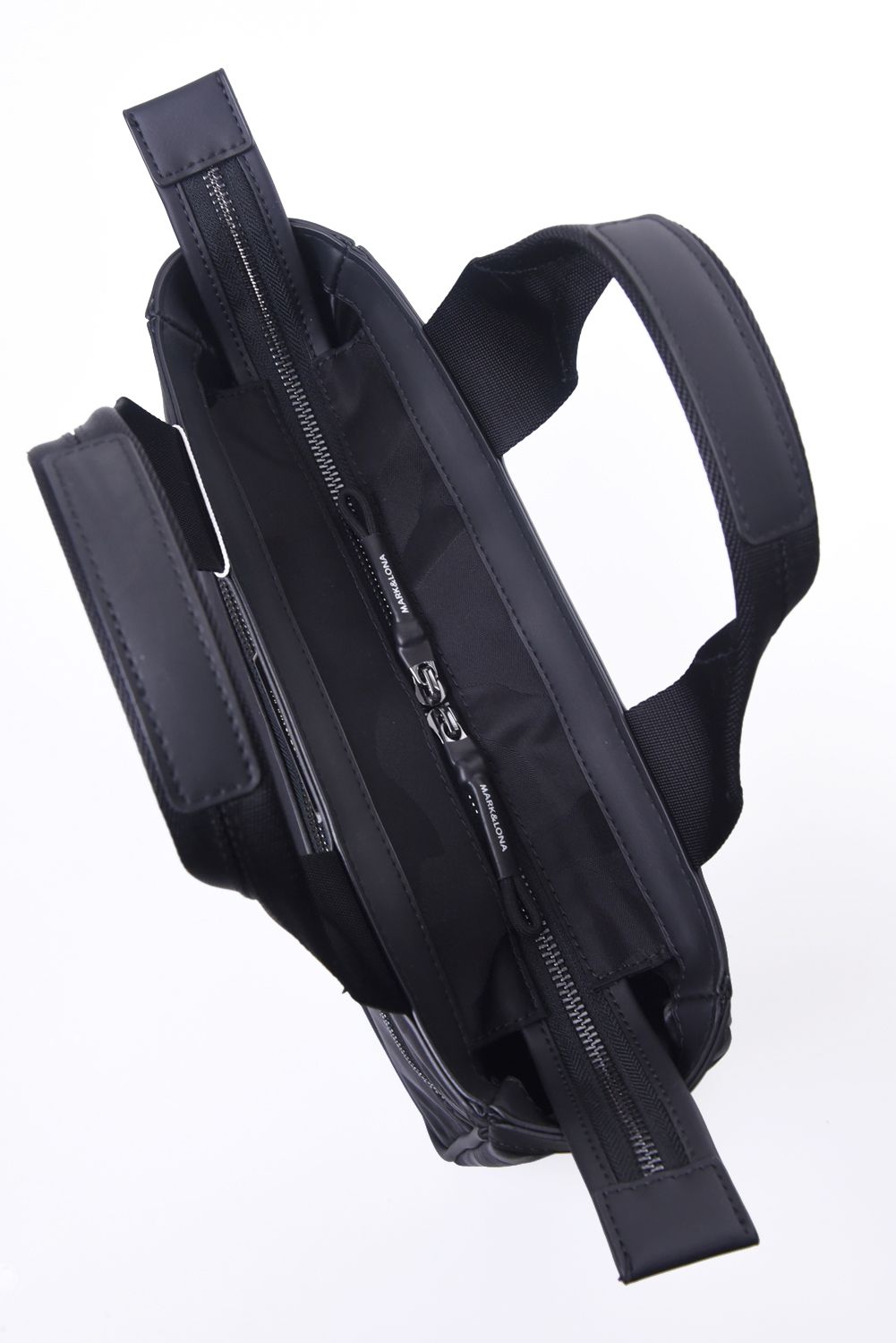 PREMIUM GAUGE CART BAG / コーデュラナイロン レザーパイピング オリジナルカモジャカード カートバッグ (ブラック)