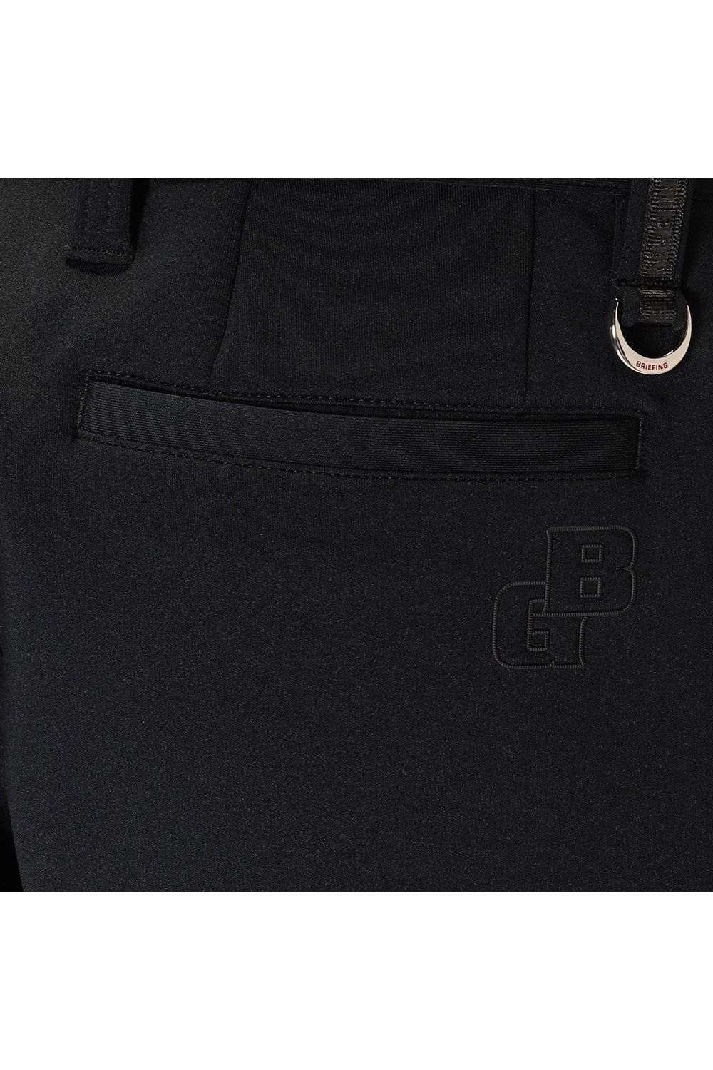 【26AW】【レディース】 WOMEN’S STITCHED 3D LOGO SLIM PANTS / ストレッチジャージ 3Dステッチロゴ スリムロングパンツ (ブラック)