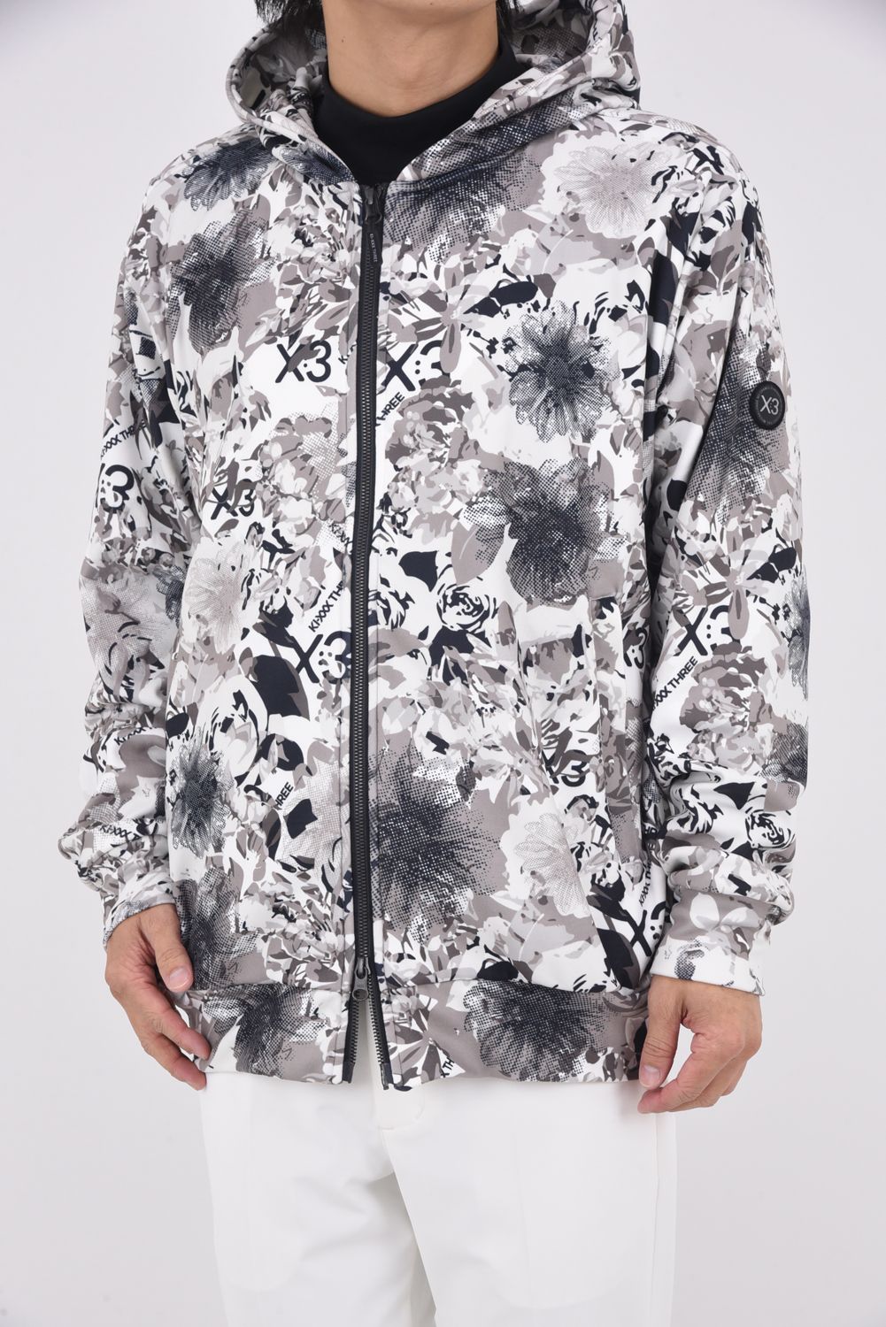 【期間限定ポイント10倍】【25AW】 FLOWER CAMO FULL ZIP HOODIE / フラワーカモ フルジップパーカー (オフホワイト)
