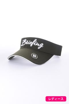 【レディース】WOMENS BASIC VISOR / ロゴ刺繍 ベーシック サンバイザー (オリーブ)