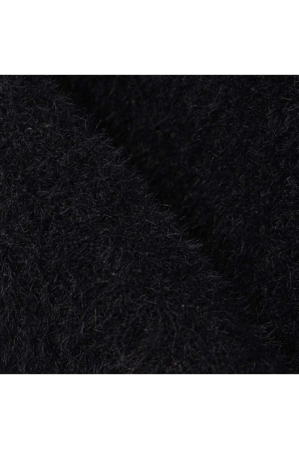 【26AW】【レディース】 WOMEN’S SHAGGY KNIT FLARE SKIRT / フレアシルエット シャギーニットスカート (ブラック)