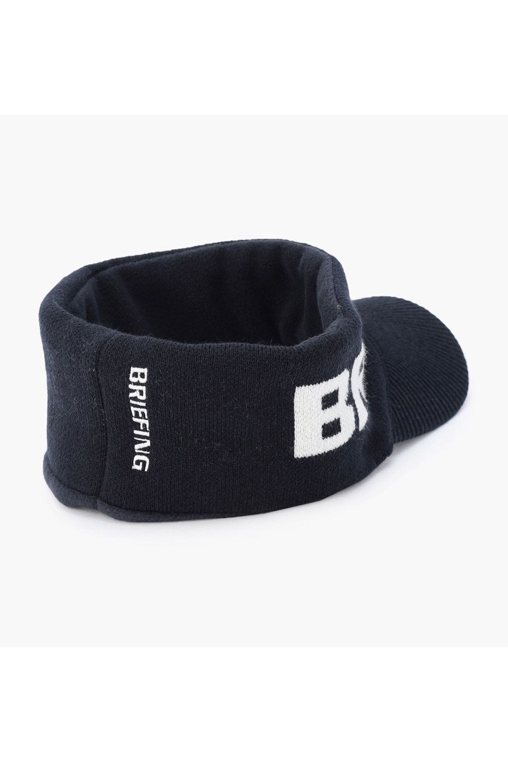 KNIT VISOR / ブランドロゴジャカード ニットサンバイザー (ネイビー)