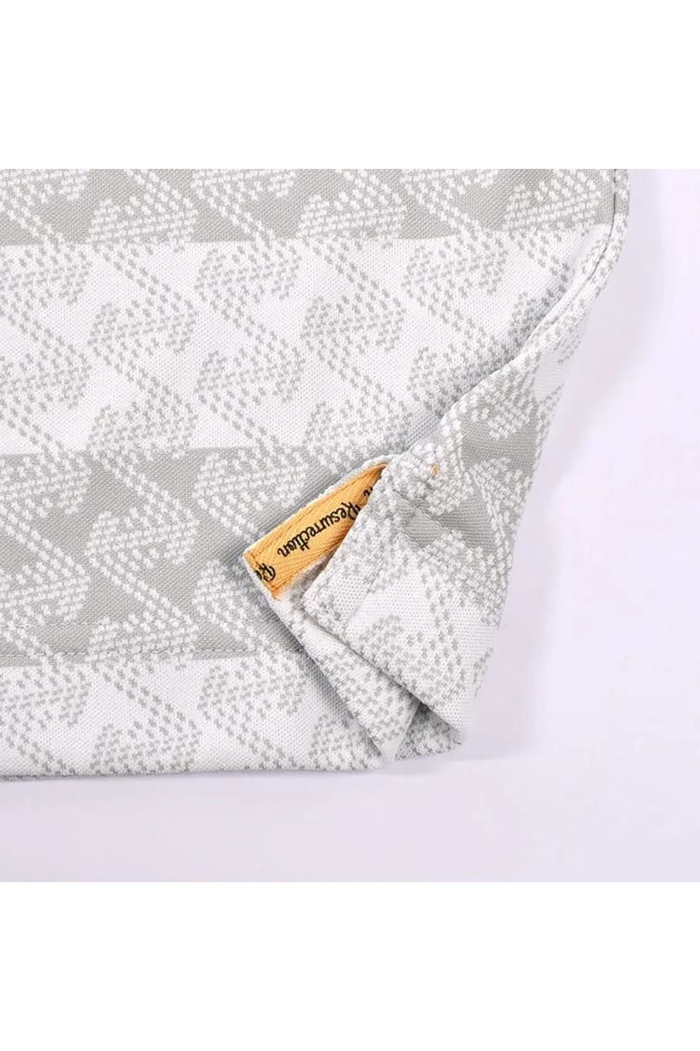 【26SS】【レディース】 GM STRIPE JACQUARD MOCK NECK / ストライプジャガード モックネックTシャツ (グレー)*