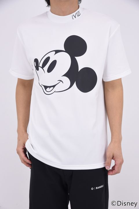 【26SS】 BIG FACE MOCK / ディズニーコレクション モックネックTシャツ (ホワイト)