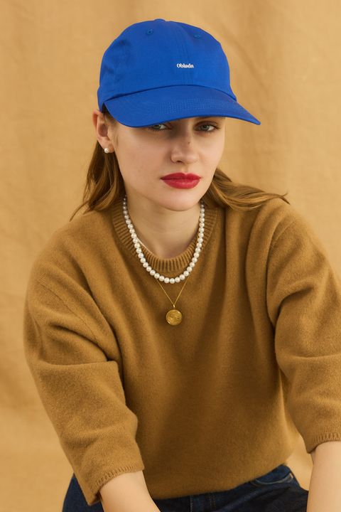 OBLADA CAP / ロゴ刺しゅうキャップ / ブルー