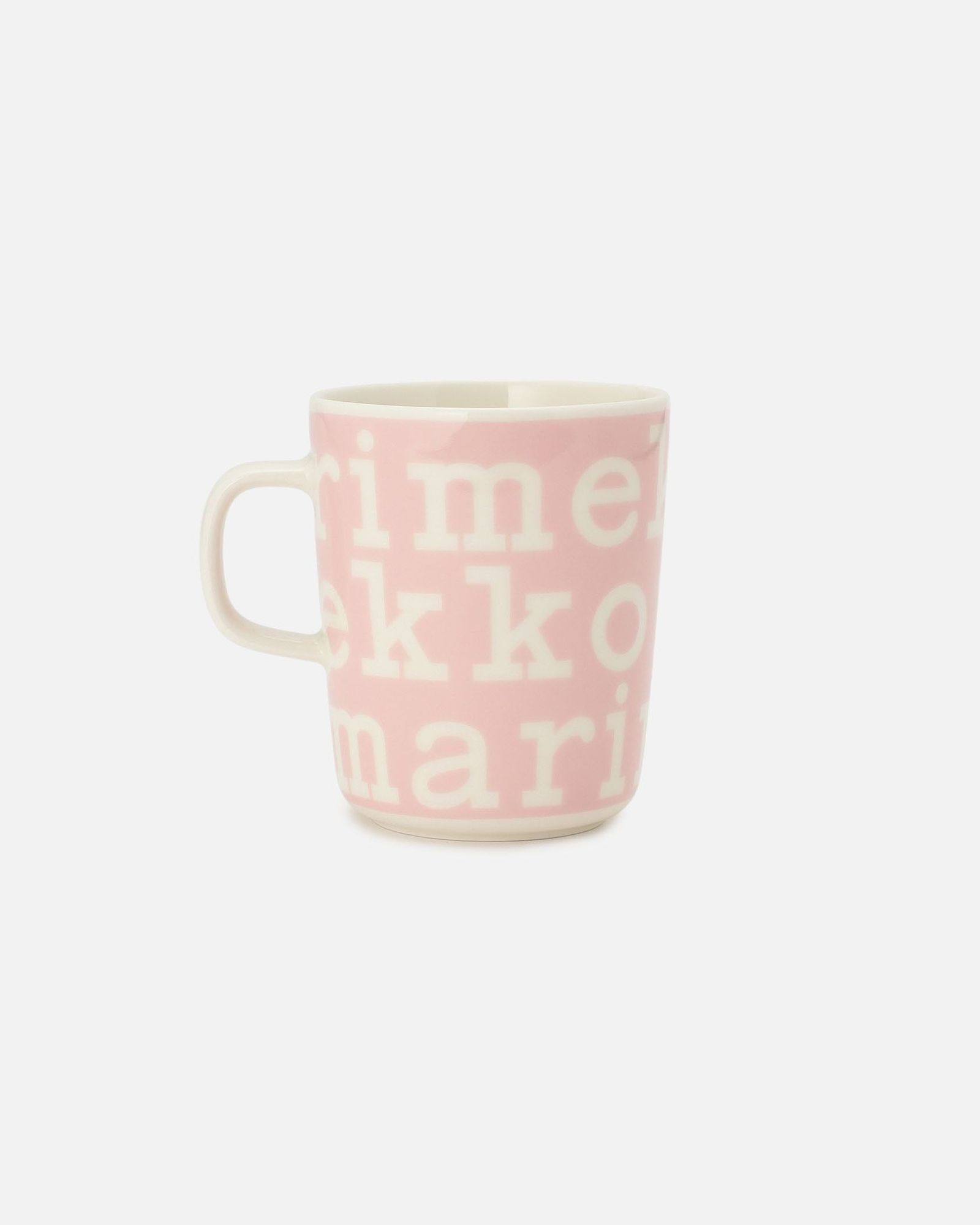 【日本限定】Logo マグカップ 250ml / マリメッコロゴ / ピンク