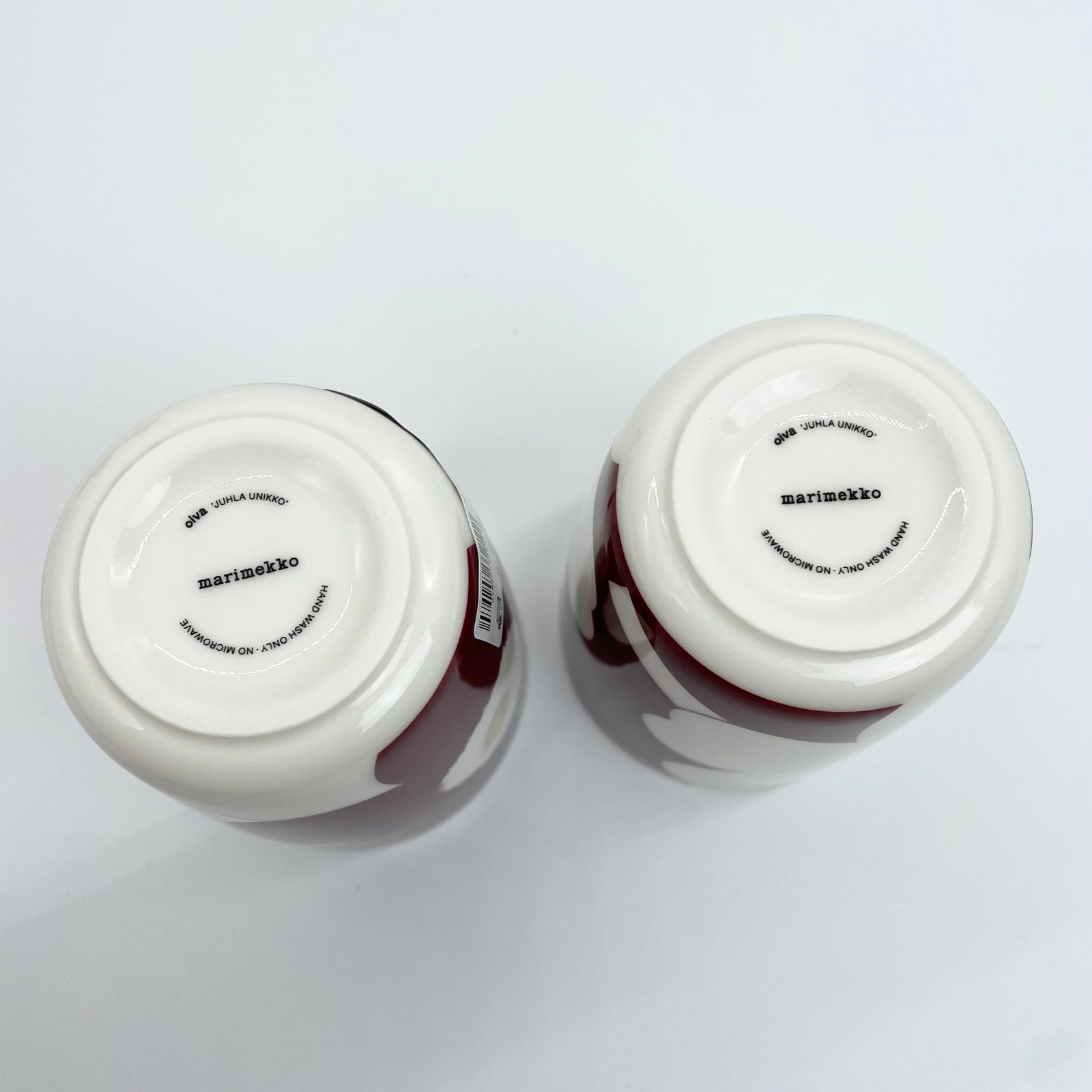 日本限定 Juhla Unikko カップセット(ハンドルなし)