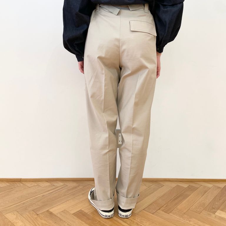 MACPHEE - バックサテンスラブ ミリタリーパンツ | HALLOW's web store MACPHEE - バックサテンスラブ ミリタリーパンツ | HALLOW's web store