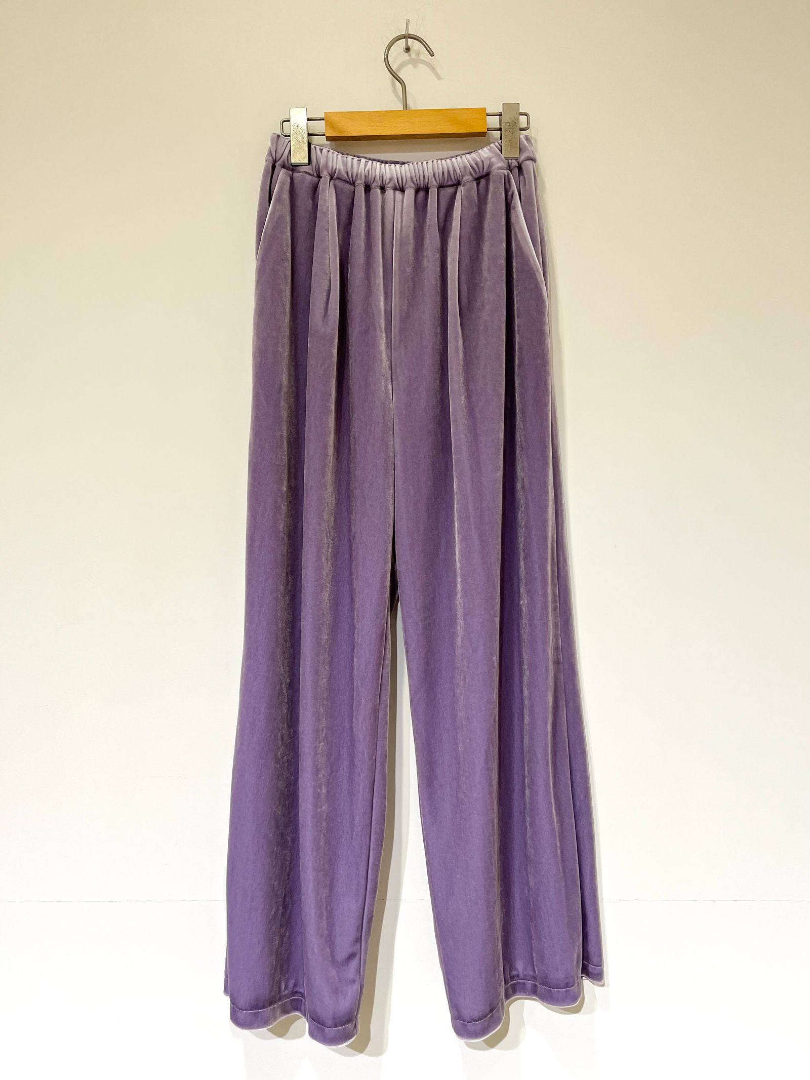 Chantique Velour Pants / ベロアパンツ / パープル