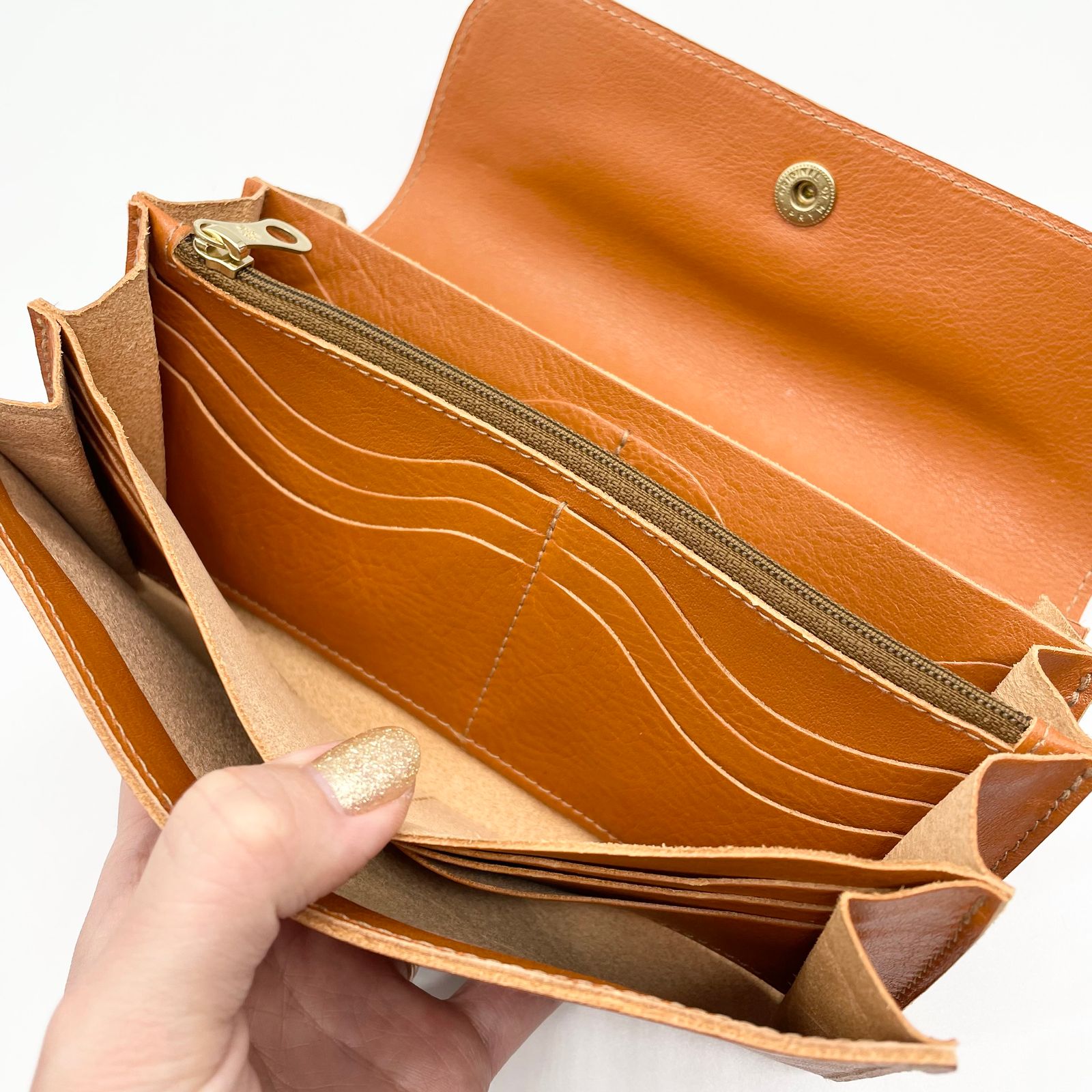 スナップボタン長財布