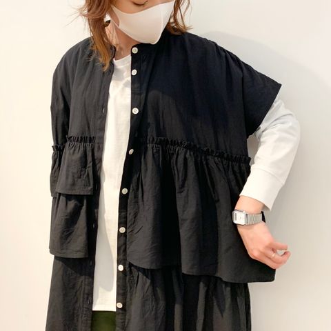 様々なコーディネートが楽しめるdahl'iaのシャツワンピース