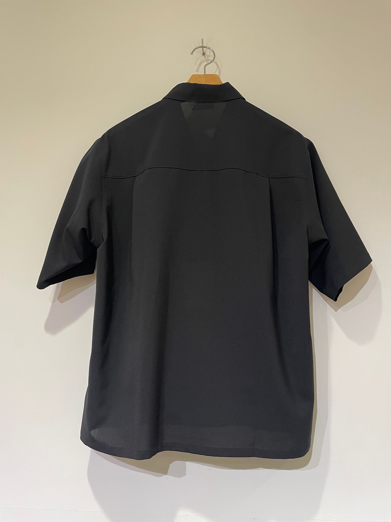 Shari Shirts / オープンカラーシャツ / ブラック