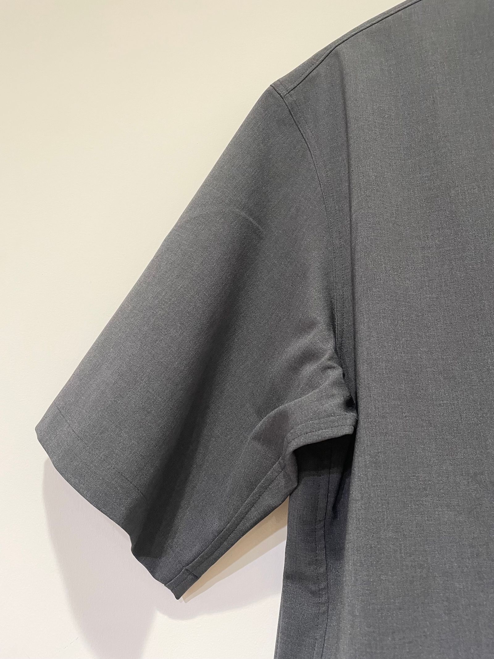 Shari Shirts / オープンカラーシャツ / チャコールグレー
