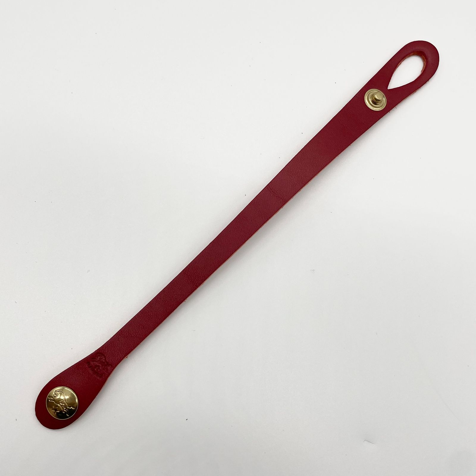 スナップボタンレザーブレスレット