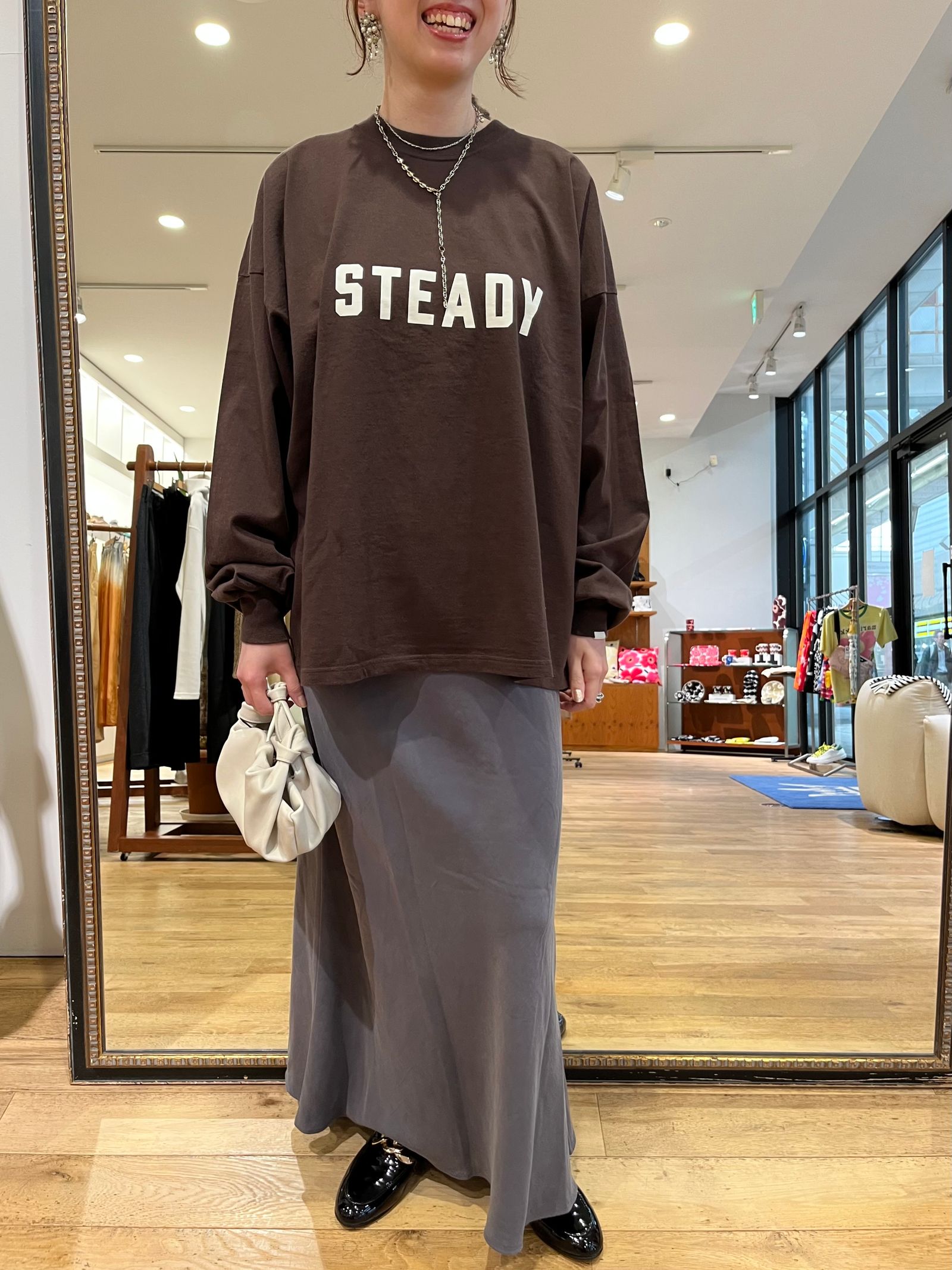 oblada / オブラダ | 2025SS | 92 STEADY LONG TEE プリント Tシャツ | F | ネイビー | レディース Oblada】YES OBLADA LOGO TEE – CINCH inc